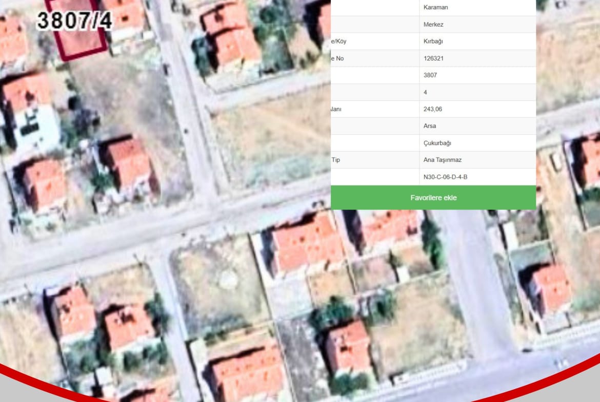 ÜNİVERSİTE MAHALLESİ SATILIK ARSA